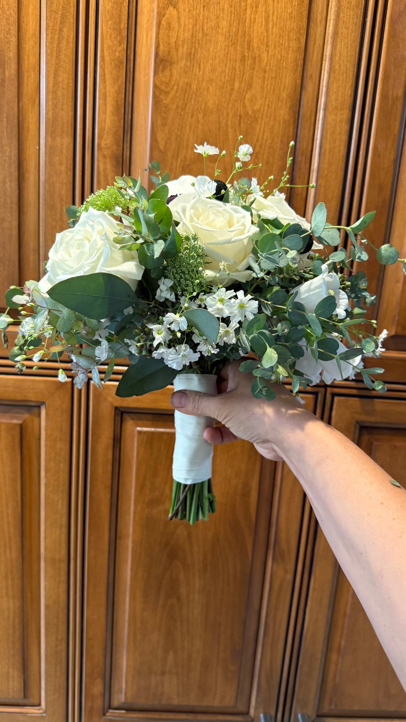Hand Tied Bouquet: Bride