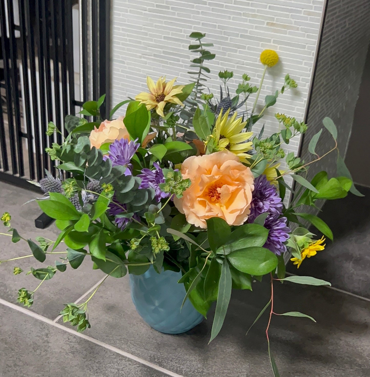 Locally Grown Flower Arrangement: Medium